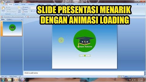 Cara Membuat Animasi Loading di Powerpoint untuk Pembukaan Slide Presentasi
