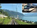 GoldenPass Panoramic Express Zweisimmen - Montreux: Mitfahrt im Panoramawagen mit Streckenblick