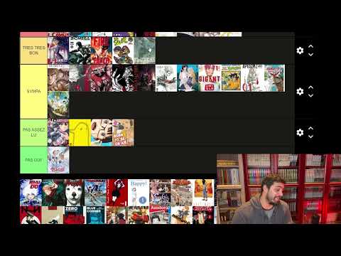 MangaBadass fait sa TierList Manga (lecture 2020-2021)