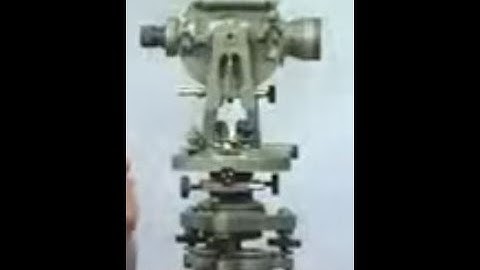 Theodolite basic operation, horizontal & vertical angle measurement