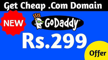 (New) Get  .Com Domain For Cheap Price Rs  299 In Hindi