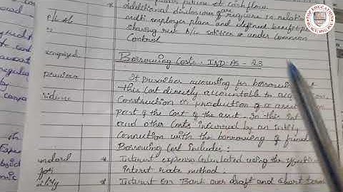 IFRS Calculation of Borrowing cost 6 marks 2021 B.com 5th sem