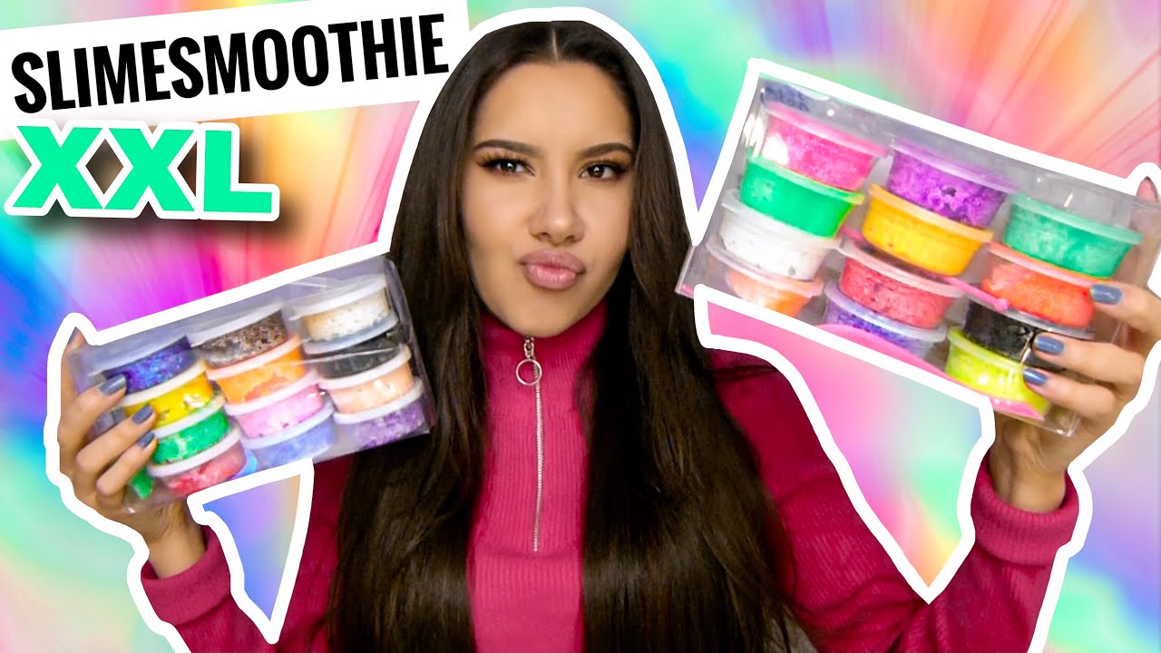25 WOLKENSCHLEIMS MIXEN! - XXL Slimesmoothie | Valeria Greb