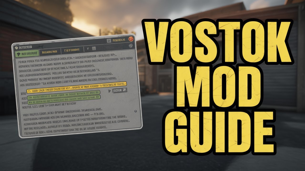 Never Install Never Install Road to vostok Mods Wrong Again | Mod Loader Setup ...