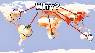 Why do SO MANY Countries Have More People on the EAST Than WEST?