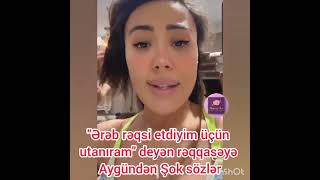 Ərəb Rəqsi Etdiyim Üçün Utanıram Deyən Fatiməyərəqqasə Aygündən Şok Sözlər