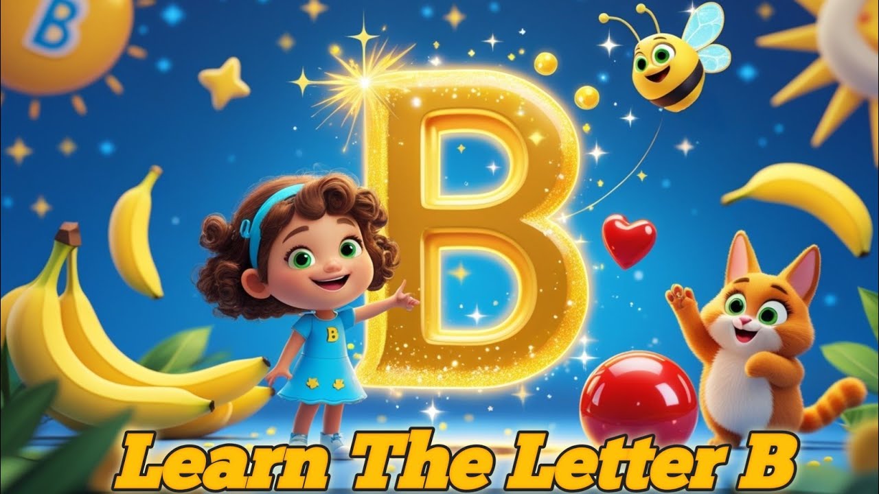 Alphabet Adventures: The Letter B! | Learn ABCs with Mia & Toby | Sing ...