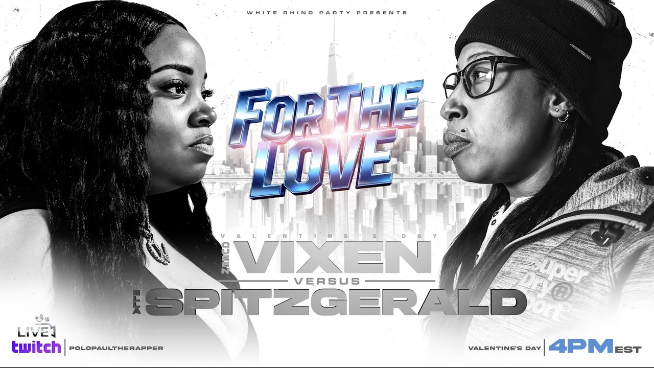 #WhiteRhinoParty Presents #ForTheLove: Queen Vixen VS Ella SPITZGERALD #rapbattle #battlerap 