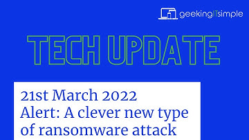 Alert: A clever new type of ransomware attack