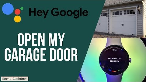 Hey Google, Open My Garage Door