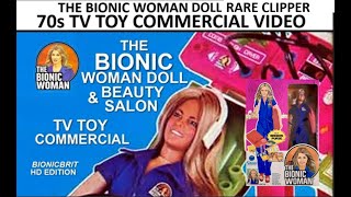 HD BIONIC BEAUTY SALON TV TOY COMMERCIAL ADVERT The Bionic Woman LINDSAY WAGNER JAIME SOMMERS DOLL.