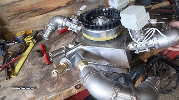 4 Nozzle Off Grid Micro Hydro Turgo Turbine Part 9 Stainless steel housing And test