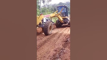 #motorgrader making V-Ditch