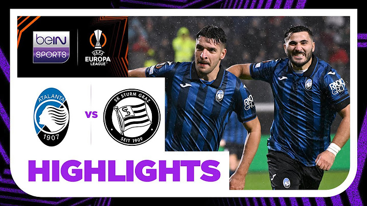 Atalanta v SK Puntigamer Sturm Graz | Europa League | Match Highlights