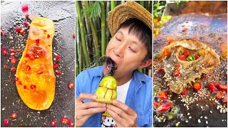 Eat The Fruit That Makes You Immortal？ |Chinese Mountain Forest Life And Food #MoTiktok #Fyp