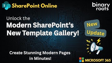New SharePoint Template Gallery | Create Stunning Modern Pages in Minutes!