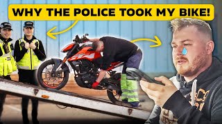 THE POLICE STOLE MY STOLEN MOTORBIKE!