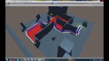 [Unity3d] A* Pathfinding algorithm visualization