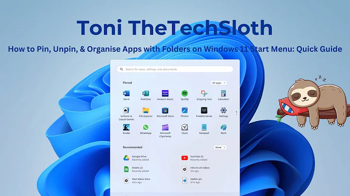 How to Pin, Unpin, & Organise Apps with Folders on Windows 11 Start Menu: Quick Guide