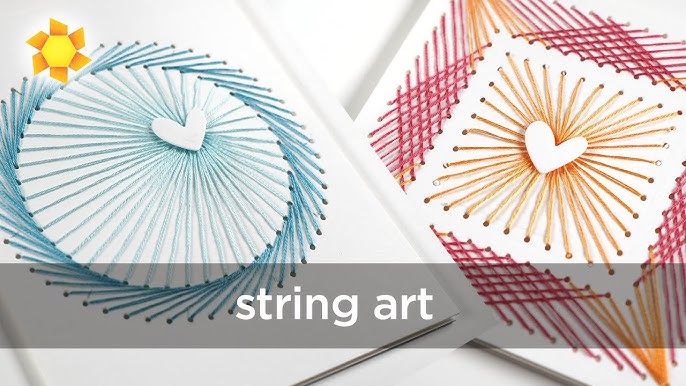 Easy String Art - YouTube easy-string-art-youtube