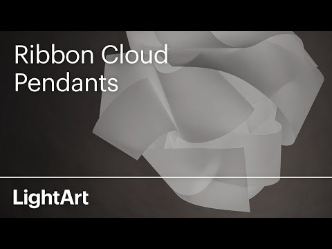 LightArt - Ribbon Cloud Pendants