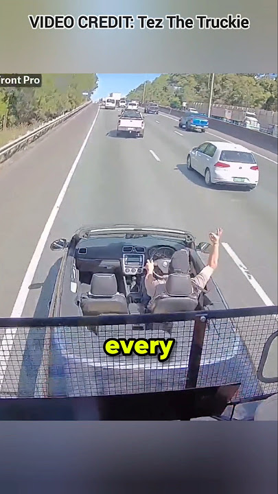 Moron Brake Checks A Semi Truck