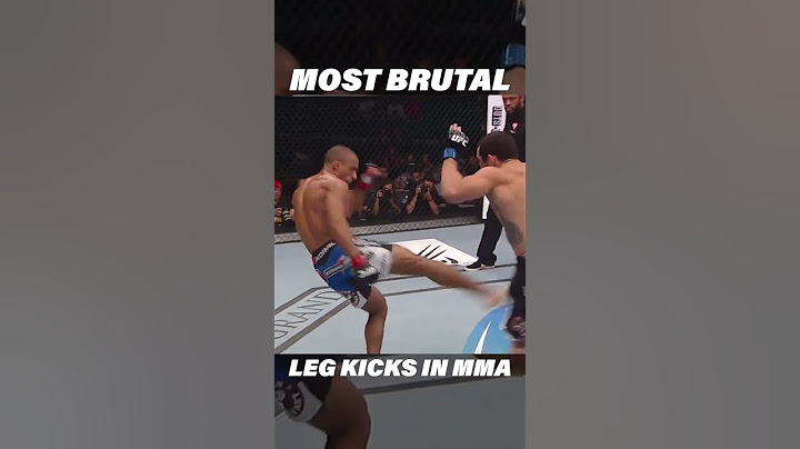 The Most Brutal Leg Kicks in MMA #ufc #shorts