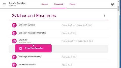 Google Classroom: Classwork Drag and Drop