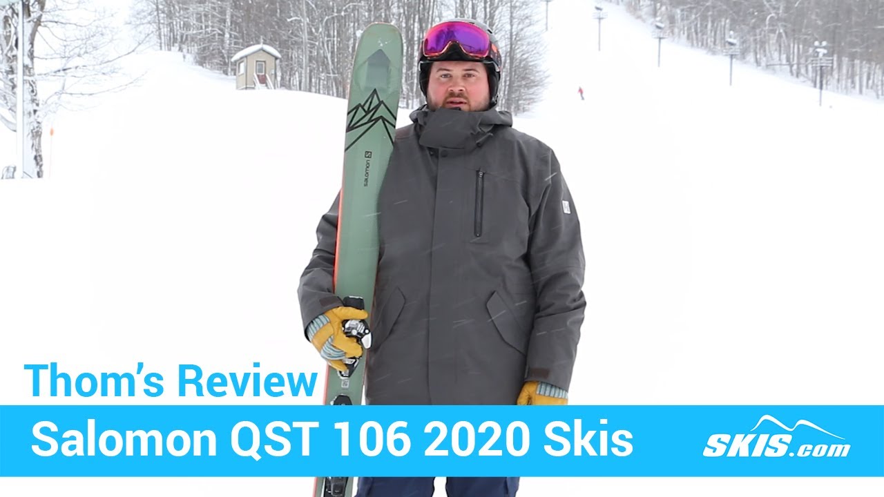 Thom's Review-Salomon QST 106 Skis 2020-Skis.com - YouTube