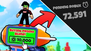 BUYING A PROMOTION BLIMP IS INSANE!!! NEW UPDATE - pls donate Wealth
