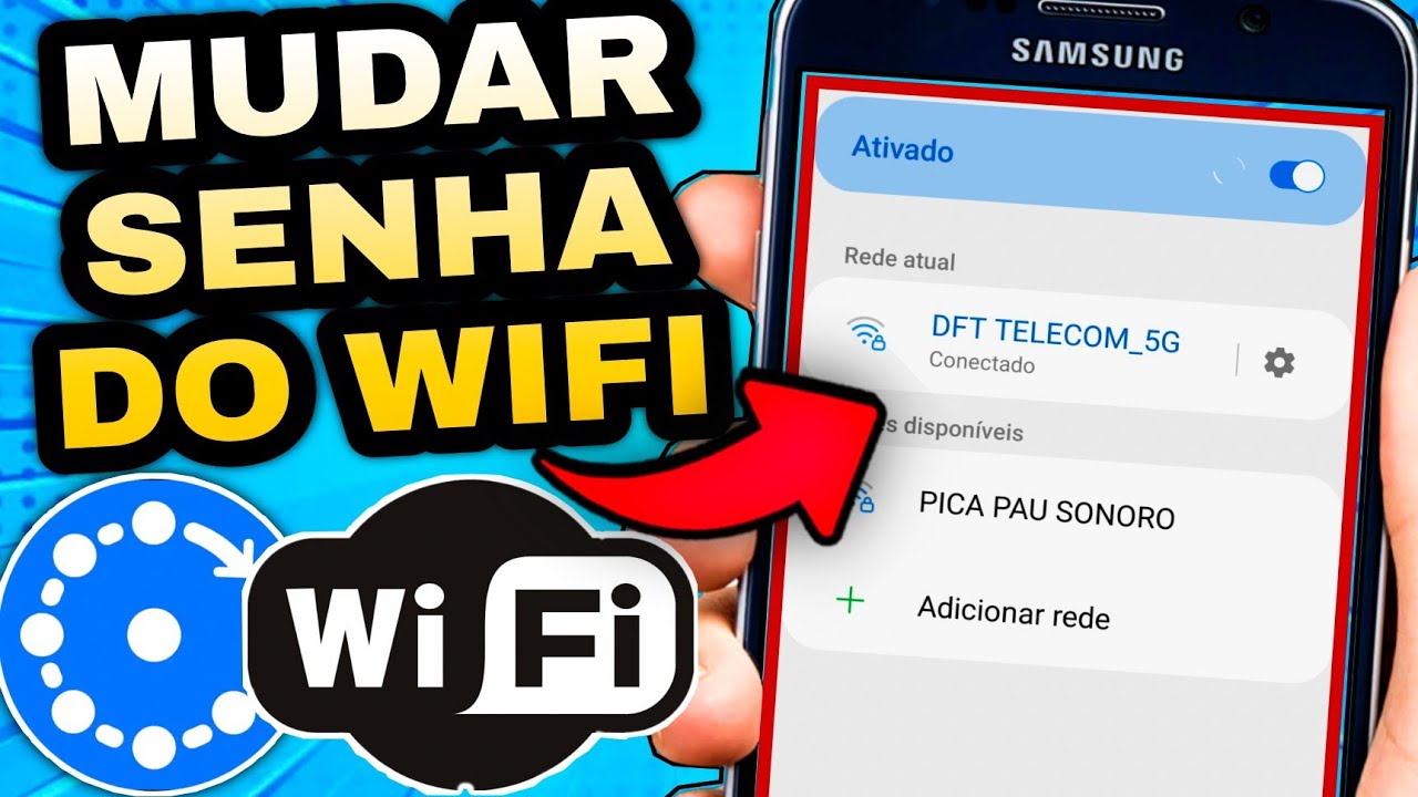 Como TROCAR A SENHA DO WIFI pelo celular (Qualquer Roteador) - YouTube