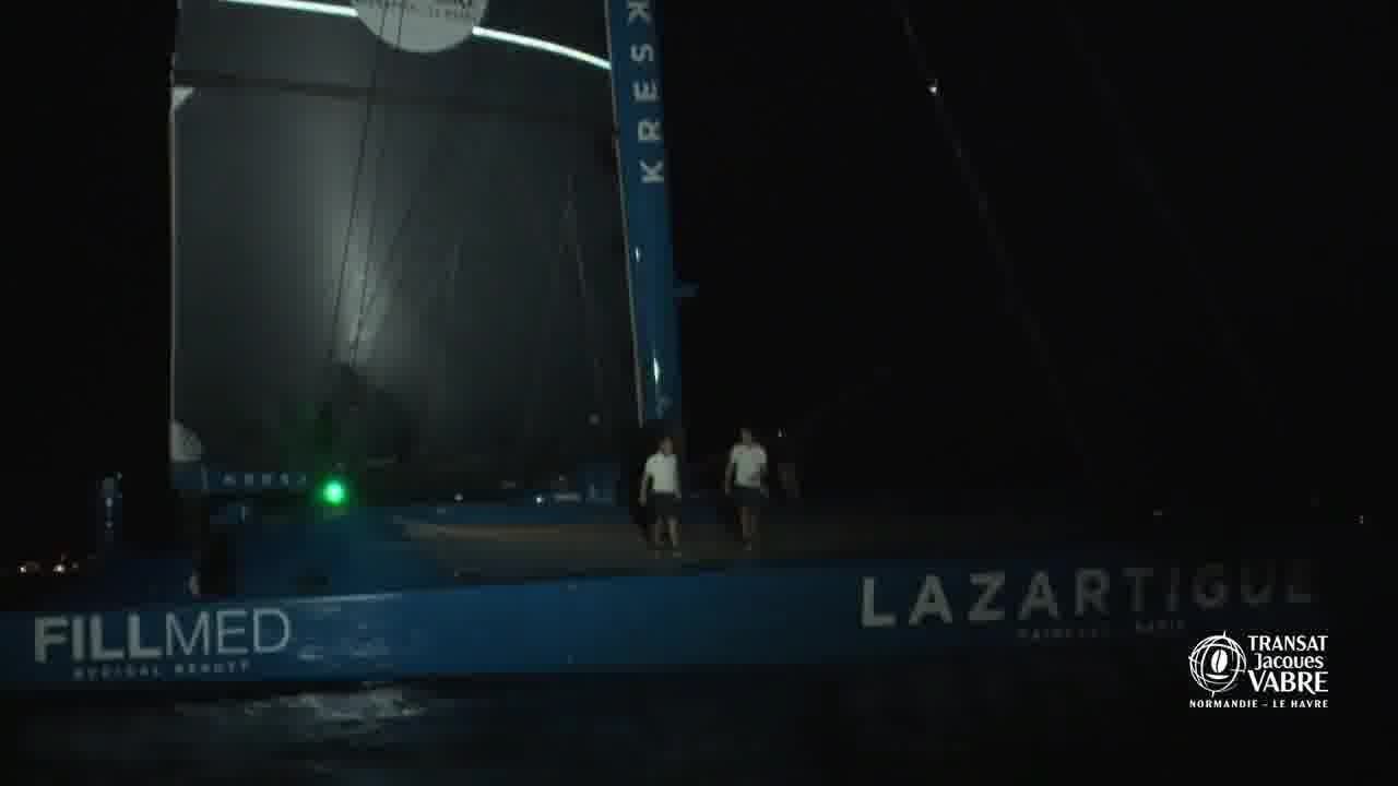 SVR Lazartigue, 2nd Place in the ULTIMs in the 2023 Transat Jacques Vabre. Arrival in Martinique.
