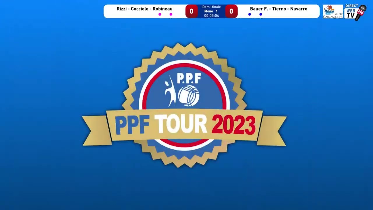 Miniature : PPF Tour 2023 Carcassonne Supranational Demi-Finale Equipe RIZZI contre équipe BAUER