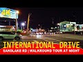 INTERNATIONAL DRIVE | SANDLAKE ROAD AT NIGHT | WALKROUND TOUR | 4K
