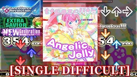 【DDR A】 Angelic Jelly [SINGLE DIFFICULT] 譜面確認＋クラップ