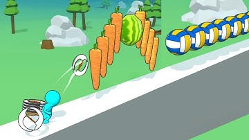 Slice Rush! Very satisfying ASMR slicing gameplay video