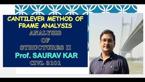 LECTURE SESSION ON CANTILEVER METHOD OF FRAME ANALYSIS    ** VERY VERY SPECIAL **DOUBT CLEARING