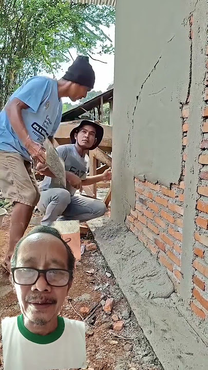 Cara Plester Dinding Dengan Cepat dan Rapih #construction #shorts #plester #plesterdinding