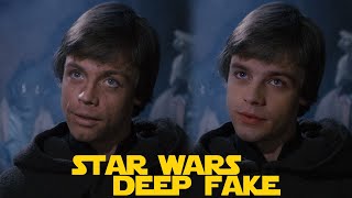 Sebastian Stan As Young Luke Skywalker Deepfake