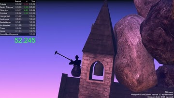 getting over it 1:56 speedrun