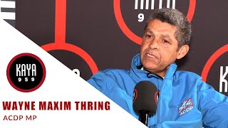ACDP member of Parliament, Wayne Maxim Thring on how the party feels about the results