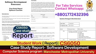 Client Work (Case Study Report) | CS6050 Cloud-Based Software Development | MMU Manchester