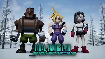 (Unreal Engine 4.25.4) Final Fantasy VII Snowboarding fan-game gameplay trailer