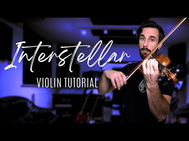 Hans Zimmer - Interstellar - Main Theme (Violin Version) + Sheet Music class=