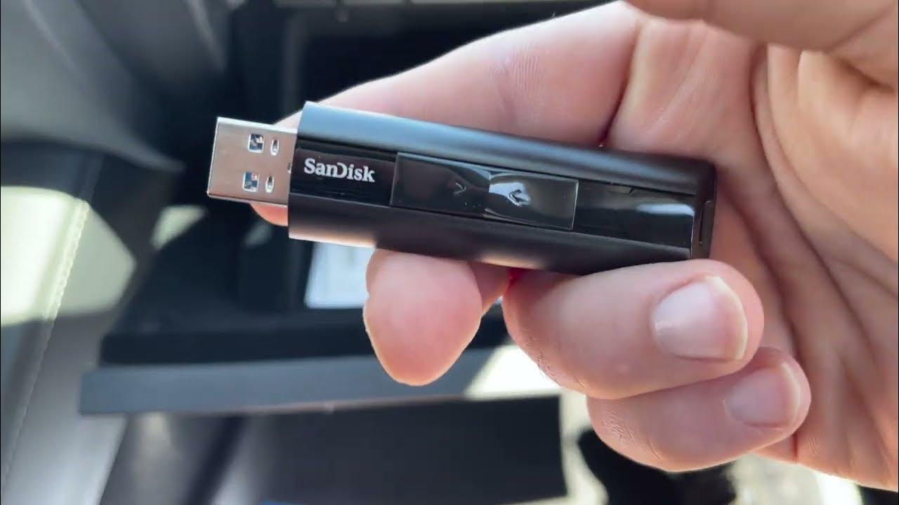 Works with Tesla Sentry Mode! SanDisk Extreme Pro 1TB USB Stick YouTube
