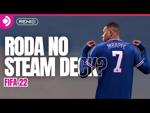 FIFA 22/23 NO STEAM DECK - SERÁ QUE RODA? #steamdeck #frametest #fps #fifa22 #fifa23