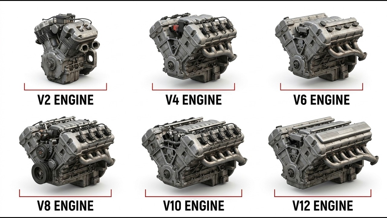 Every V Engine Type Explained in 18 Minutes - YouTube