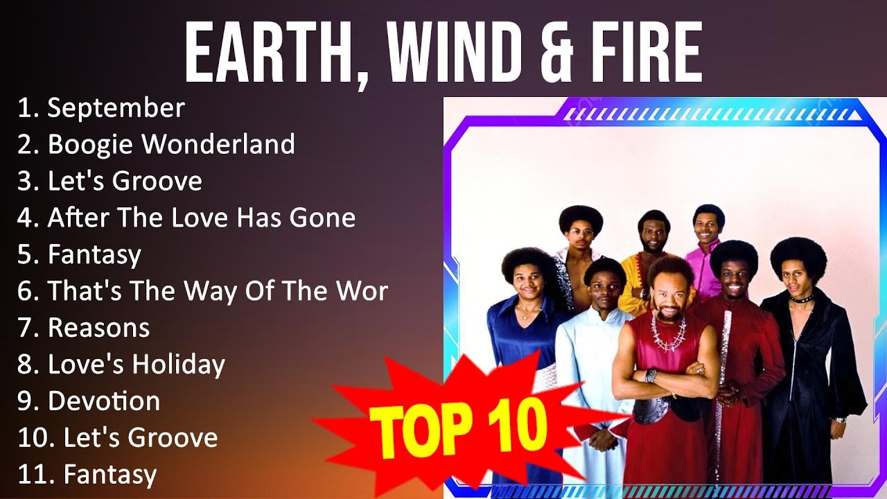 Earth Wind  Fire 2023   Greatest Hits Full Album Best Songs   September Boogie Wonderland 