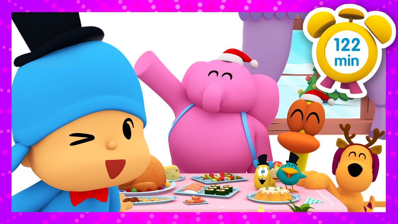 🍽 LET'S GO POCOYO! - O restaurante do Pocoyo  DESENHOS ANIMADOS de POCOYO  em PORTUGUÊS do BRASIL 