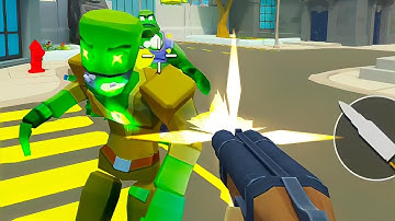 4 GUNS: Online Zombie Survival - Zombie Shooting Games Like Pixel Combat - Android Gameplay Part 6